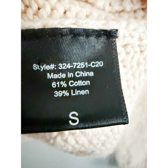 Jenni Kayne | Stanford Cardigan Cotton Linen Blend in Ivory | Sz S - Picture 8 of 11